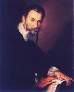 Bernardo Strozzi Portrait of Claudio Monteverdi in Venice Spain oil painting artist